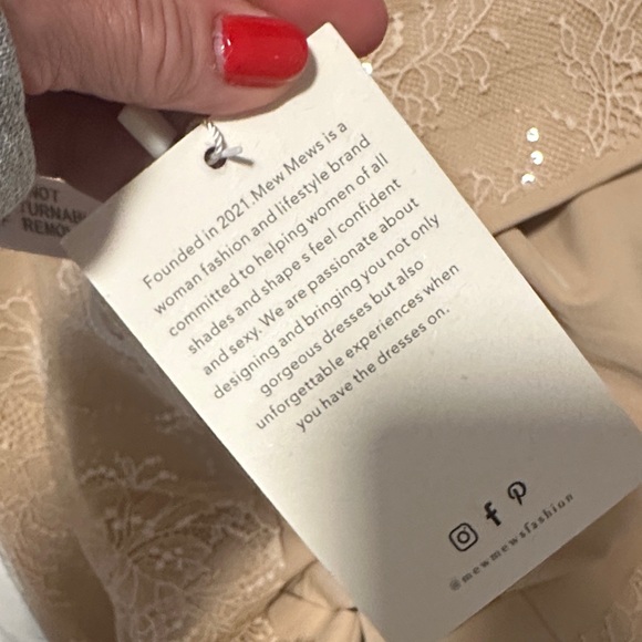 Qaldrex Spaghetti Homre Lace Midi Tulle Dress - Picture 7 of 11